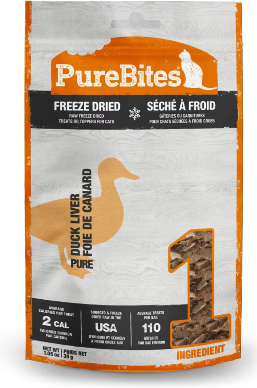 PureBites Duck Freeze Dried Cat Treats