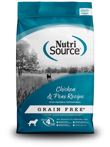 NutriSource Grain Free Chicken & Pea Dry Dog Food