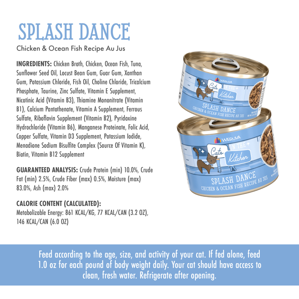 Weruva Cats in the Kitchen Splash Dance Canned Cat Food