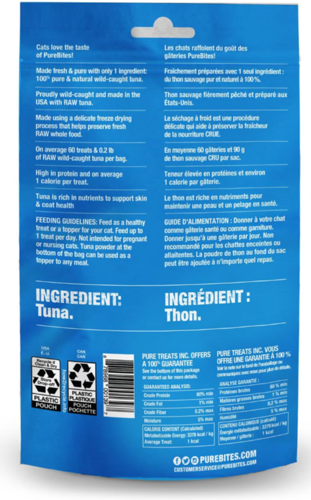 PureBites Tuna Freeze Dried Cat Treats
