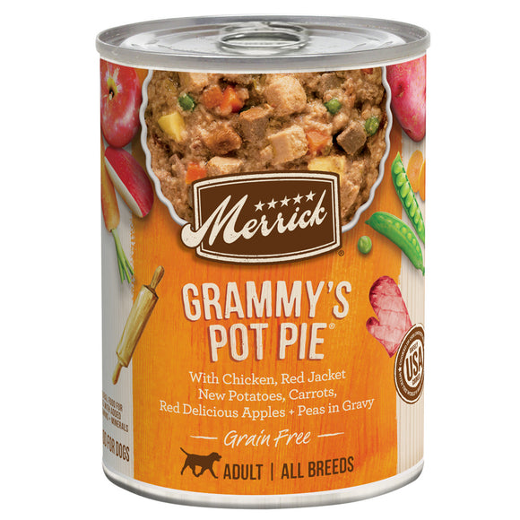 Merrick Grain Free Grammy's Pot Pie Canned Dog Food