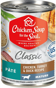 Chicken Soup For The Soul Mature Chicken, Turkey & Duck Recipe Canned Dog Food