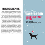 I and Love and You Grain Free Beef Booyah Stew Canned Dog Food
