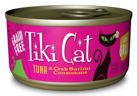 Tiki Cat Lanai Luau Grain Free Tuna In Crab Surimi Consomme Canned Cat Food
