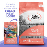 NutriSource Grain Free Small Bites Seafood Select Dry Dog Food
