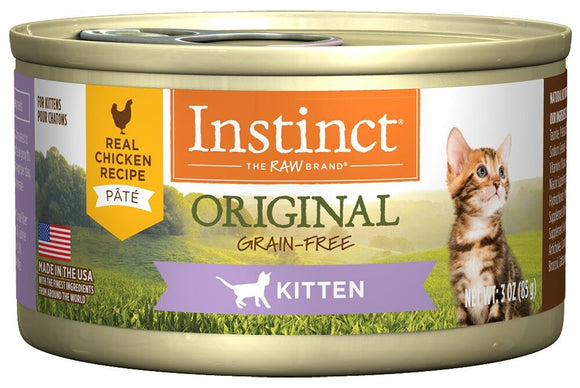 Instinct Kitten Grain Free Chicken Recipe Natural Canned Cat Food