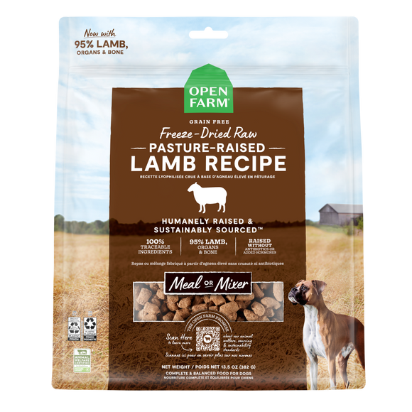 Open Farm Pasture-Raised Lamb Freeze Dried Raw Dog Food
