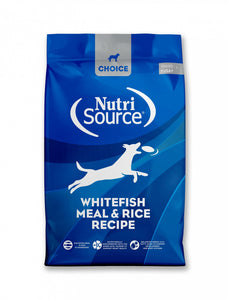 NutriSource Choice Whitefish Meal & Rice Recipe Dry Dog Food