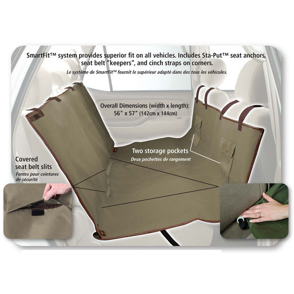 PetSafe Solvit Waterproof Hammock Seat Cover Tan 57