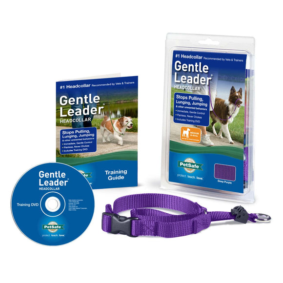 PetSafe Gentle Leader Headcollar Quick Release Petite Deep Purple