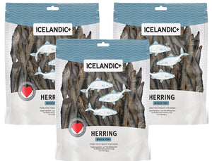 Icelandic+ Herring Whole Fish Dog treats (3 pack)