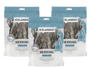 Icelandic+ Herring Whole Fish Cat treats (3 pack)