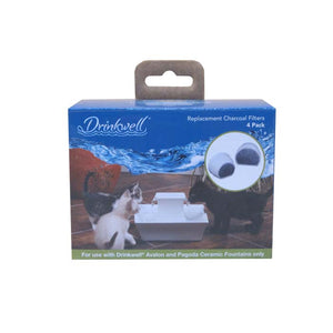PetSafe Drinkwell Ceramic Charcoal Filters 4 pack White / Gray