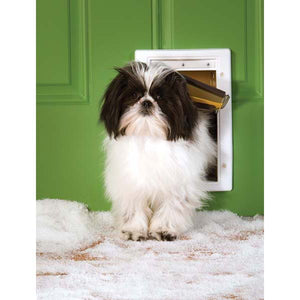 PetSafe Extreme Weather Pet Door Small White 7.5" x 11"