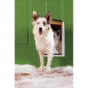 PetSafe Extreme Weather Pet Door Medium White 10.5" x 15"