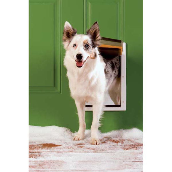 PetSafe Extreme Weather Pet Door Medium White 10.5