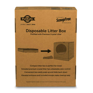 PetSafe Disposable Litter Box Brown 16" x 12" x 14.38"