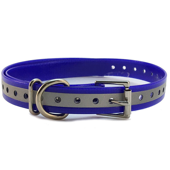 SportDOG Reflective Collar Strap Blue 28